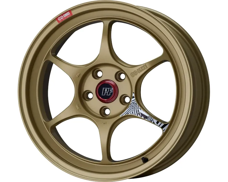 Enkei Wheels PF06 16x8 4x100 30mm Gold - 545-680-4930GG