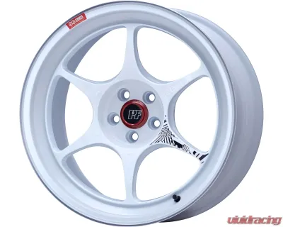 Enkei Wheels PF06 19x10 5x112 38mm White Machined - 545-910-4438WM