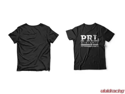 PRL Motorsports Overnighted Japan T-Shirt, 2XL, Cotton, Tokyo Design, Black - PRL-SHIRT-TOKYO-2XL