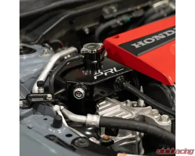 PRL Motorsports Black Baffled Coolant Expansion Tank Acura Integra Type S | Honda Civic | Civic Type R 2016+ - PRL-EXPTNK-BLK