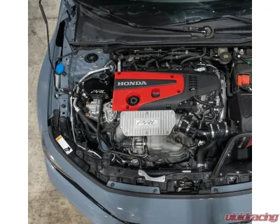 PRL Motorsports Black Baffled Coolant Expansion Tank Acura Integra Type S | Honda Civic | Civic Type R 2016+ - PRL-EXPTNK-BLK