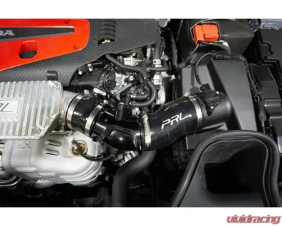 PRL Motorsports Silicone Intake Hose Kit for Honda Civic 2016-2021, 3" Diameter, Black - PRL-FL5-INT-HOSE
