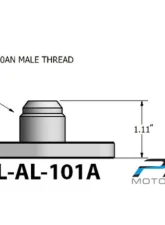 PRL Motorsports T3 | T4 Turbo -10AN Ported Oil Drain Flange for Honda Civic 2016-2021                                     - PRL-AL-101A - Image 3