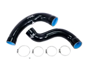 PRL Motorsports Charge Pipe Upgrade Kit for Honda Civic 2016-2021, Aluminum, Black Finish