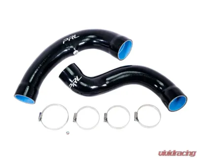PRL Motorsports Charge Pipe Upgrade Kit for Honda Civic 2016-2021, Aluminum, Black Finish - PRL-AMDX4-CP