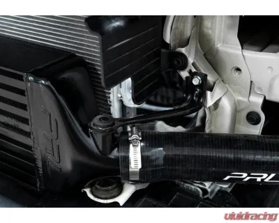PRL Motorsports Intercooler Install Kit for Honda Civic 2016-2021, Aluminum, Black - PRL-ARDX3-IC-OUT