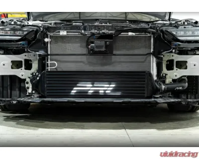 PRL Motorsports Intercooler Install Kit for Honda Civic 2016-2021, Aluminum, Black - PRL-ARDX3-IC-OUT