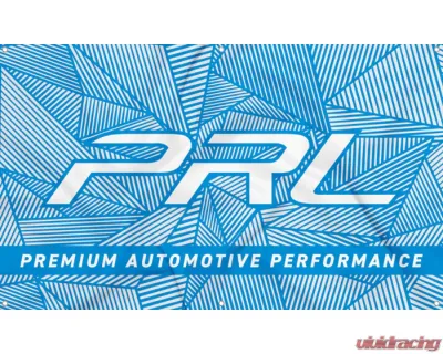 PRL Motorsports Garage Flag - PRL-FLAG-FRACTAL, Durable Polyester, 3x5 ft, Black/White - PRL-FLAG-FRACTAL