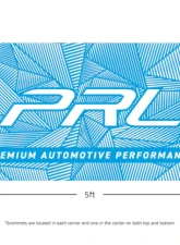 PRL Motorsports Garage Flag - PRL-FLAG-FRACTAL, Durable Polyester, 3x5 ft, Black/White                                     - PRL-FLAG-FRACTAL - Image 2