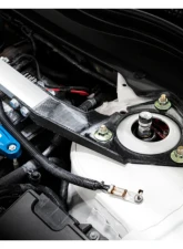 PRL Motorsports Throwback Front Strut Bar for Honda Civic 2016-2021, Aluminum, Red                                     - PRL-HA10-STRUT-FRONT - Image 5