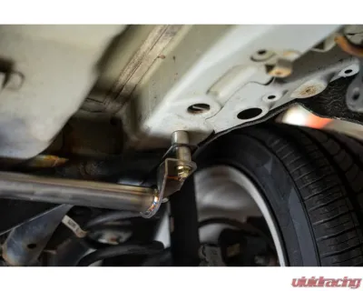 PRL Motorsports Rear Chassis Brace Upgrade for Honda Civic 2016-2021, Steel, Black - PRL-HC10-CB-R