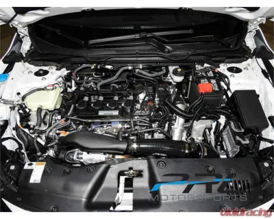 PRL Motorsports Big Bore Cobra Cold Air Intake System for Honda Civic 2016-2021, Aluminum - PRL-HC10-INT-CAI-C