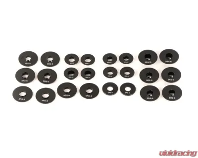 PRL Motorsports Front & Rear SRS Collar Kit for Honda Civic 2016-2021, Aluminum, Black - PRL-HC10-SRS