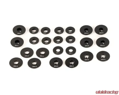 PRL Motorsports Front & Rear SRS Collar Kit for Honda Civic 2016-2021, Black Aluminum - PRL-HC11-SRS