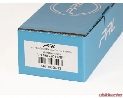 PRL Motorsports Front & Rear SRS Collar Kit for Honda Civic 2016-2021, Black Aluminum - PRL-HC11-SRS