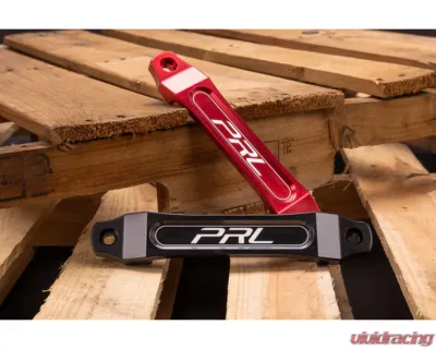 PRL Motorsports H5 V3 Billet Battery Tie Down Red for Honda Civic 2016-2021 - PRL-HCR-BTD-V3-RED