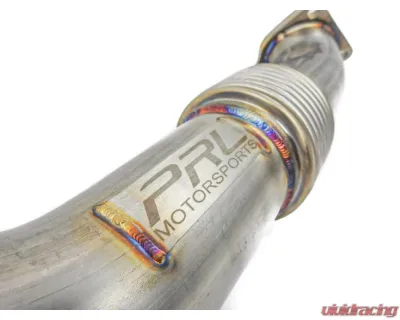 PRL Motorsports Front Pipe Upgrade for Honda Civic 2016-2021, Stainless Steel, 3-inch - PRL-HCR-FP