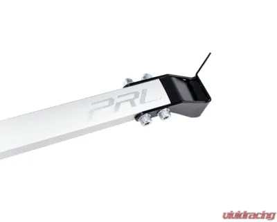 PRL Motorsports Throwback Rear Strut Bar for Honda Civic 2016-2021, Aluminum, Black - PRL-HCR-STRUT-REAR