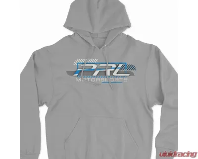 PRL Motorsports Blueprint Hoodie Gray 2XL - Comfortable Pullover for Car Enthusiasts - PRL-HOOD-BPRINT-GRY-2XL