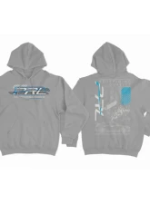 PRL Motorsports Blueprint Hoodie Gray 2XL - Comfortable Pullover for Car Enthusiasts                                     - PRL-HOOD-BPRINT-GRY-2XL - Image 2