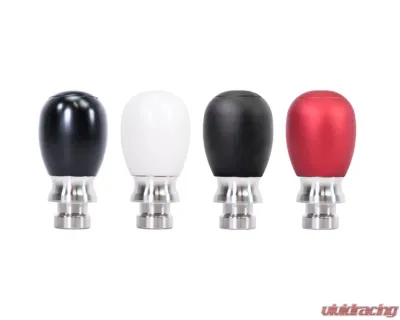 PRL Motorsports Adjustable Shift Knob & Collar Kit, Aluminum, Red, Universal Fit - PRL-KNOB-KIT-ALU-RED