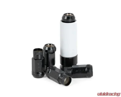 PRL Motorsports M14 x 1.50 Open Ended Lug Nuts for Performance Vehicles - Black - PRL-LUGNUT-1450