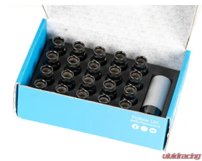 PRL Motorsports M14 x 1.50 Open Ended Lug Nuts for Performance Vehicles - Black - PRL-LUGNUT-1450