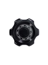 PRL Motorsports V2 Billet Oil Cap for Honda Civic 2016-2021, Black Aluminum Finish                                     - PRL-OC-BLK - Image 3