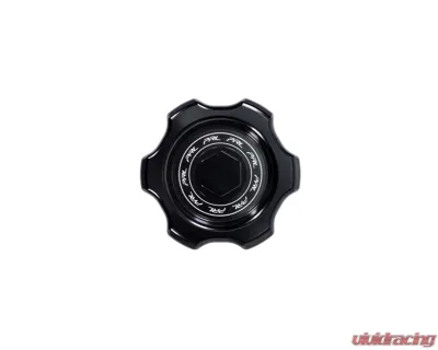 PRL Motorsports V2 Billet Oil Cap for Honda Civic 2016-2021, Black Aluminum Finish - PRL-OC-BLK