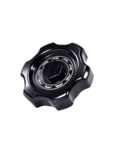 PRL Motorsports V2 Billet Oil Cap for Honda Civic 2016-2021, Black Aluminum Finish                                     - PRL-OC-BLK - Image 2