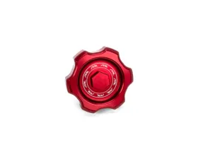 PRL Motorsports V2 Billet Oil Cap Red for Honda Civic 2016-2021, Durable Aluminum Design