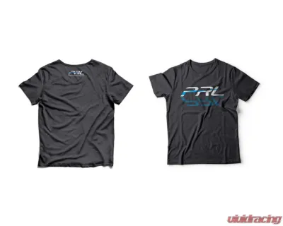 PRL Motorsports Reflected Logo T-Shirt, 3XL, Black Cotton, Fits All Models - PRL-SHIRT-REFLECT-3XL
