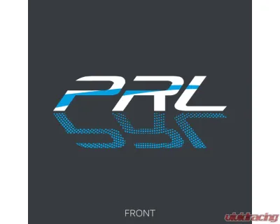 PRL Motorsports Reflected Logo T-Shirt, 3XL, Black Cotton, Fits All Models - PRL-SHIRT-REFLECT-3XL