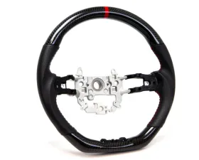 PRL Motorsports Carbon and Leather Steering Wheel w/ Red Stitching
