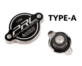 PRL Motorsports Type-A High Performance 1.3 Bar Radiator Cap for Honda Civic 2006-2011 Black