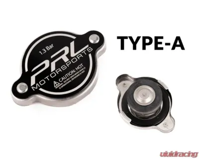 PRL Motorsports Type-A High Performance 1.3 Bar Radiator Cap Honda Civic | Civic Type-R | Acura Integra Type-S 2016+ - PRL1.1012.1.BLK