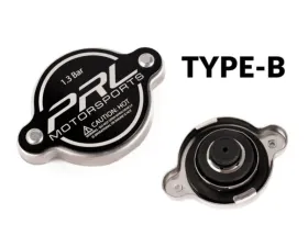 PRL Motorsports Type-B High Performance 1.3 Bar Radiator Cap for Honda Civic 2006-2011 Black
