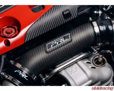 PRL Motorsports Matte Carbon Fiber Inlet Pipe for Honda Civic 2016-2021 - PRL1.1019.1.CARM