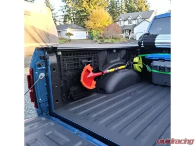 BuiltRight Industries Driver Rear Panel Bedside Rack System Ford F-150 | Raptor 2021-2025 - 102003