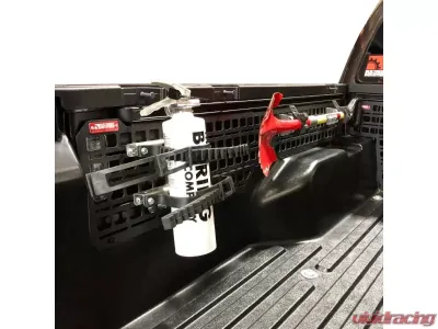 BuiltRight Industries Driver Side Bedside Rack System Toyota Tacoma 2005-2021 - 102082