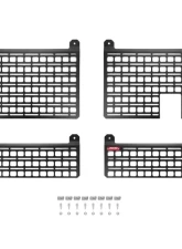 BuiltRight Industries 4 Pc Set Bedside Rack Jeep Gladiator JT 2019+                                     - 102114 - Image 15