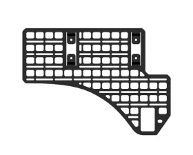 BuiltRight Industries Driver's Front Panel Bedside Rack System Ram 1500 | 2500 5ft 7