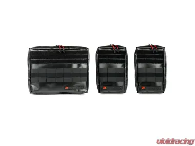 BuiltRight Industries 3 Pc Set Black Moulle Pouch - 105103