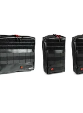 BuiltRight Industries 3 Pc Set Black Moulle Pouch                                     - 105103 - Image 2