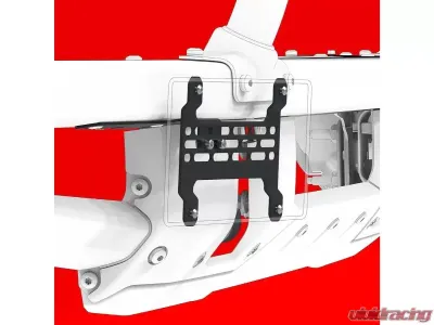 BuiltRight Industries Bumper License Plate Relocator Kit Modular Steel Ford Bronco 2021+ - 106102