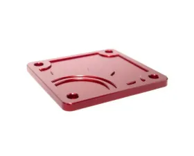 BuiltRight Industries Red Bed Plug Plate Cover Jeep Gladiator JT 2020+