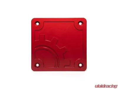 BuiltRight Industries Red Bed Plug Plate Cover Jeep Gladiator JT 2020+ - 110016
