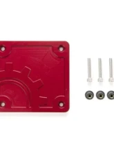 BuiltRight Industries Red Bed Plug Plate Cover Jeep Gladiator JT 2020+                                     - 110016 - Image 6