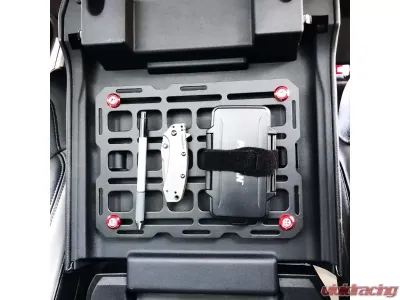 BuiltRight Industries Black Steel Mounting Panel Tech Plate 13in x 19.5in - 201013