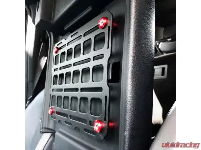 BuiltRight Industries Black Steel Mounting Panel Tech Plate 16in x 23.5in - 201014